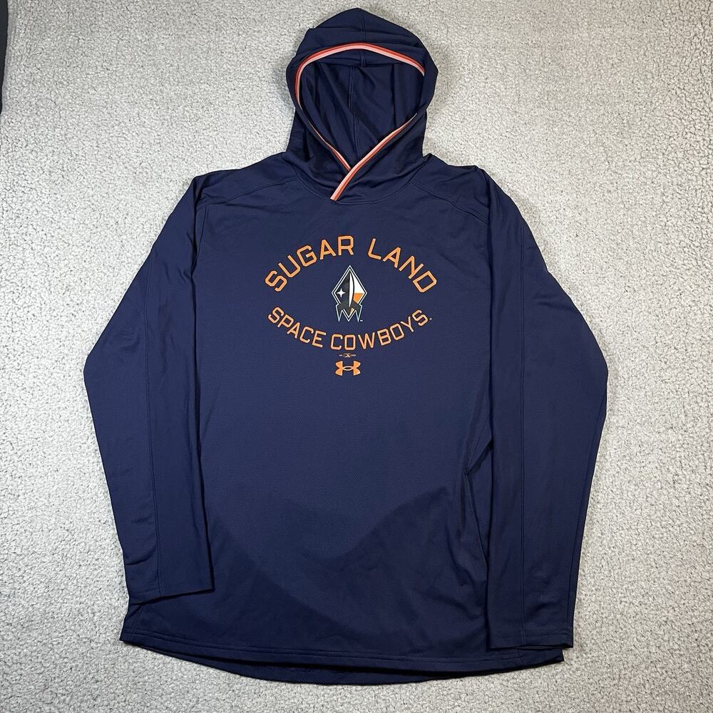 Sugar Land Space Cowboys Hoodie Mens XL Under Armour Performance MiLB Baseball
